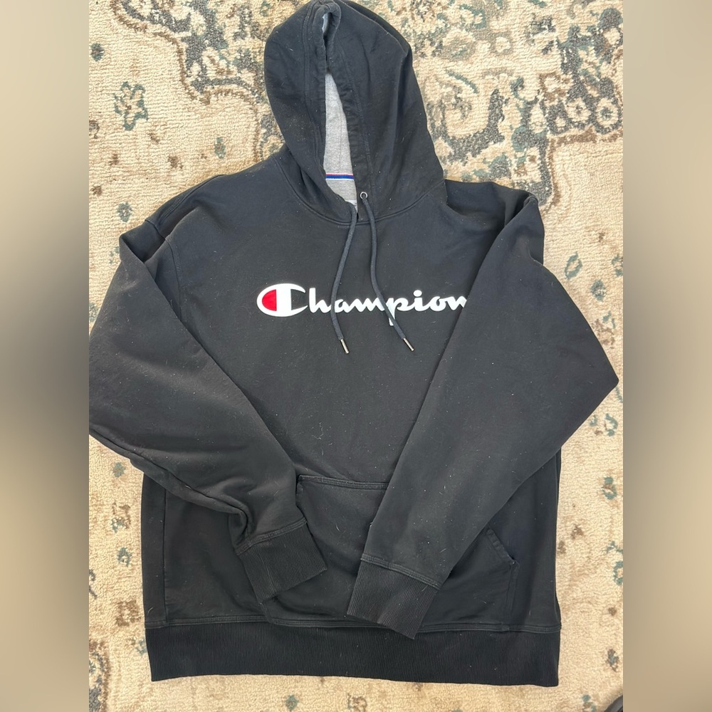 Champion Black Hoodie